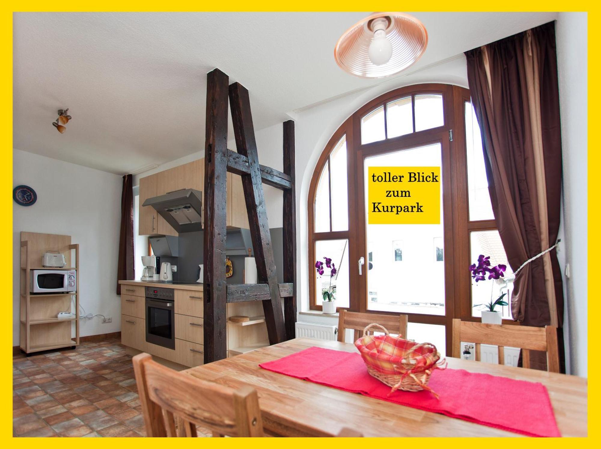 Ferienwohnung Auszeit Am Kurpark Bad Berka - Balkon - Ruhige Lage- Gratis Parkplatz & Wlan ภายนอก รูปภาพ